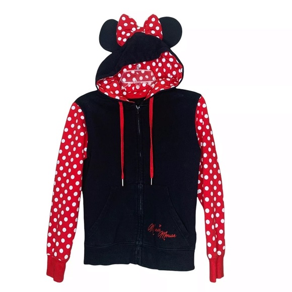 Disney Tops - Disney Minnie Mouse Sweatshirt with Ears